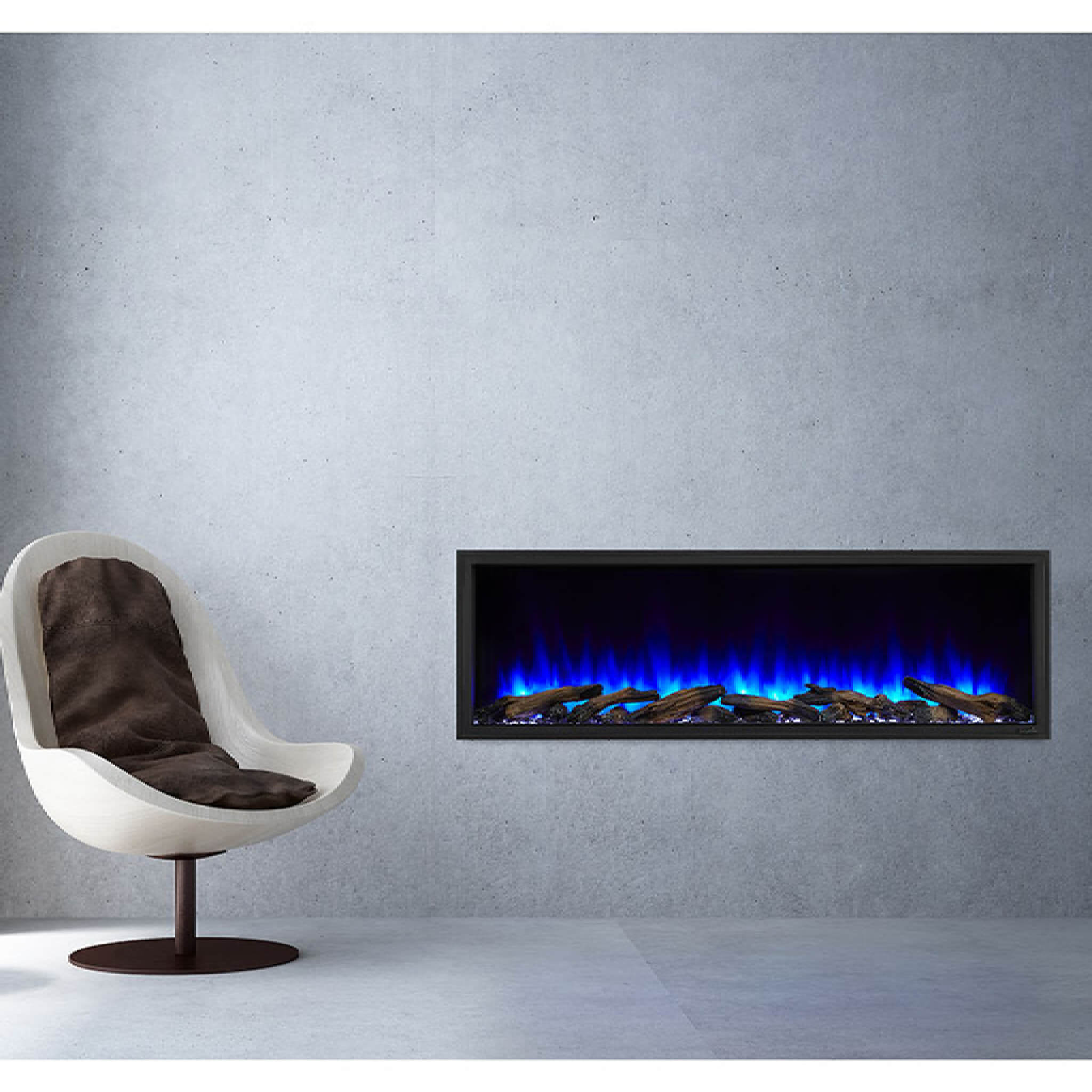 Simplifire Scion Clean Face Linear Electric Fireplace [SF-SC43/78-BK] (SAK76785) - Energize Trek