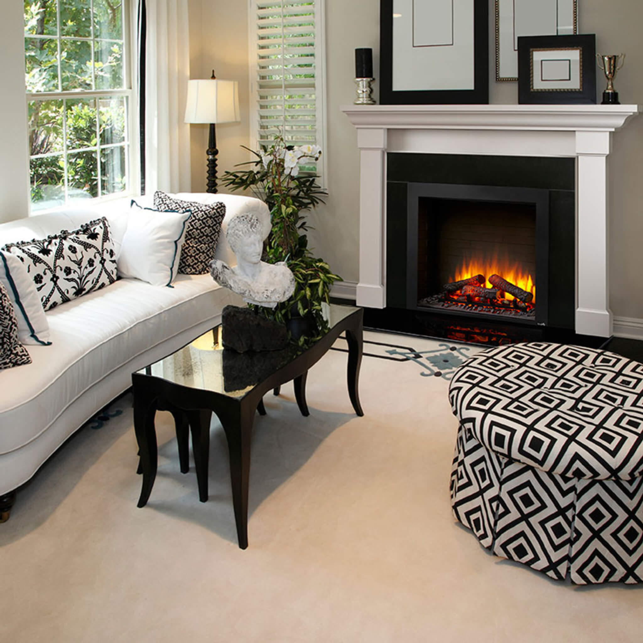 Simplifire Built-In Traditional Electric Fireplace [SF-BI36-EB] (SAK19539) - Energize Trek