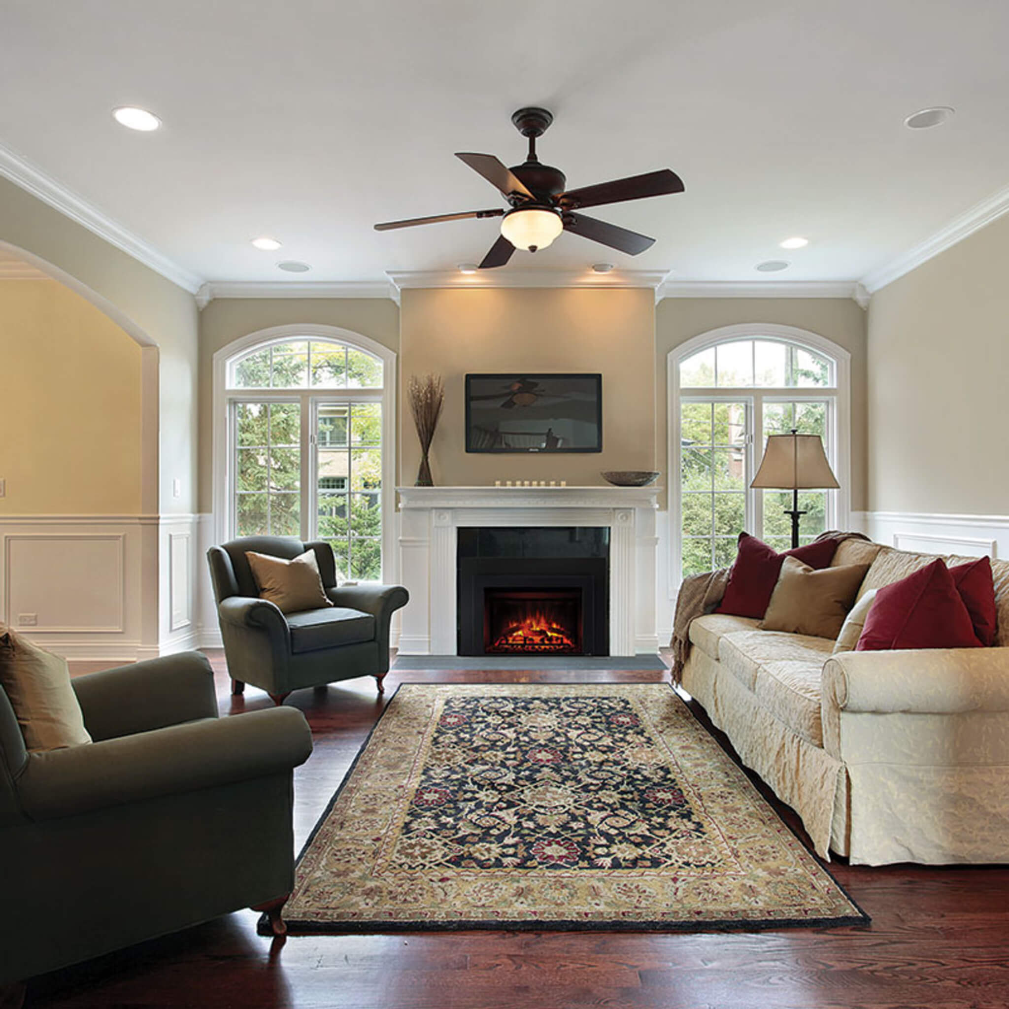 Simplifire Built-In Traditional Electric Fireplace [SF-BI36-EB] (SAK19539) - Energize Trek