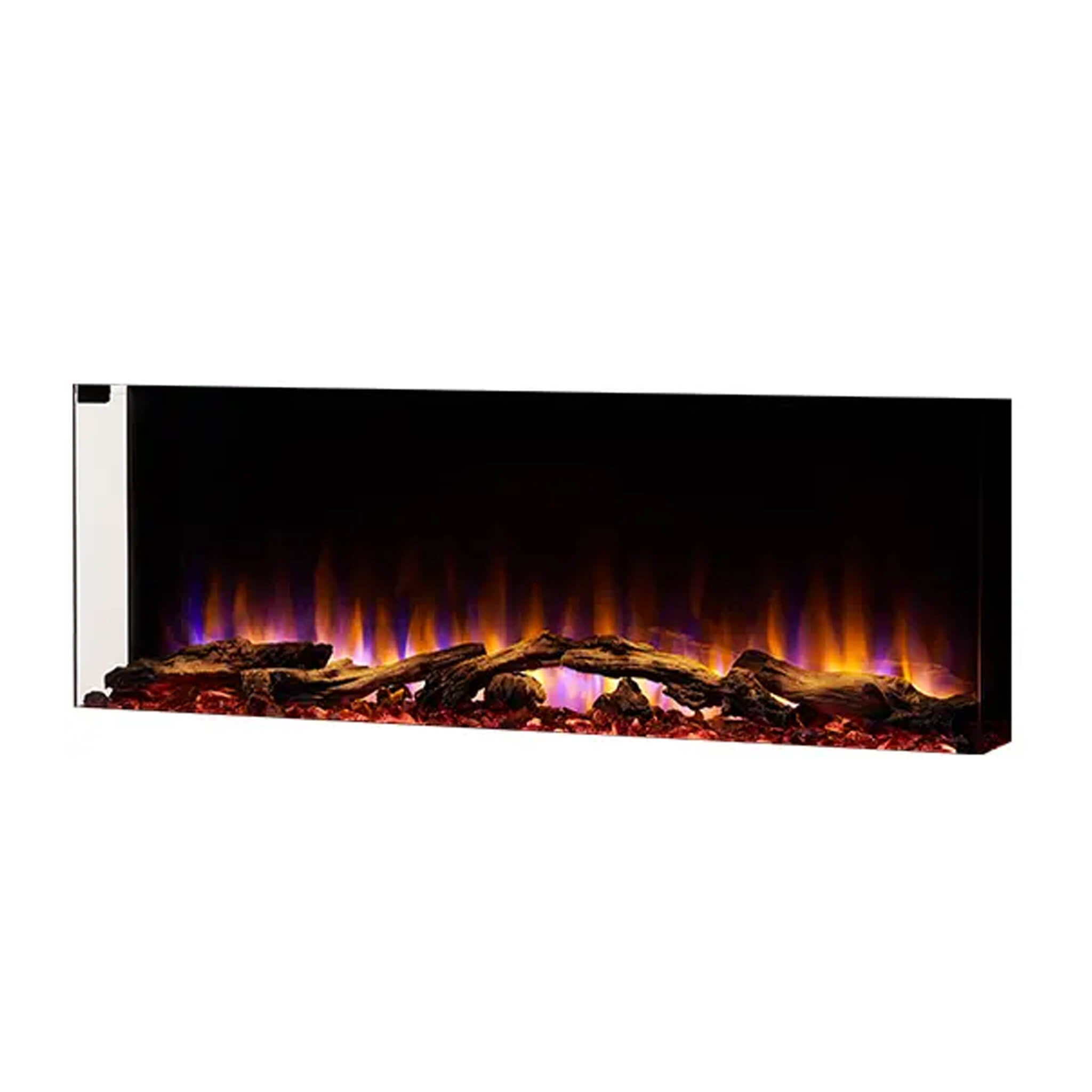 Simplifire Scion Trinity 3-Side Linear Electric Fireplace [SF-SCT55/43-BK] (SAK93620) - Energize Trek