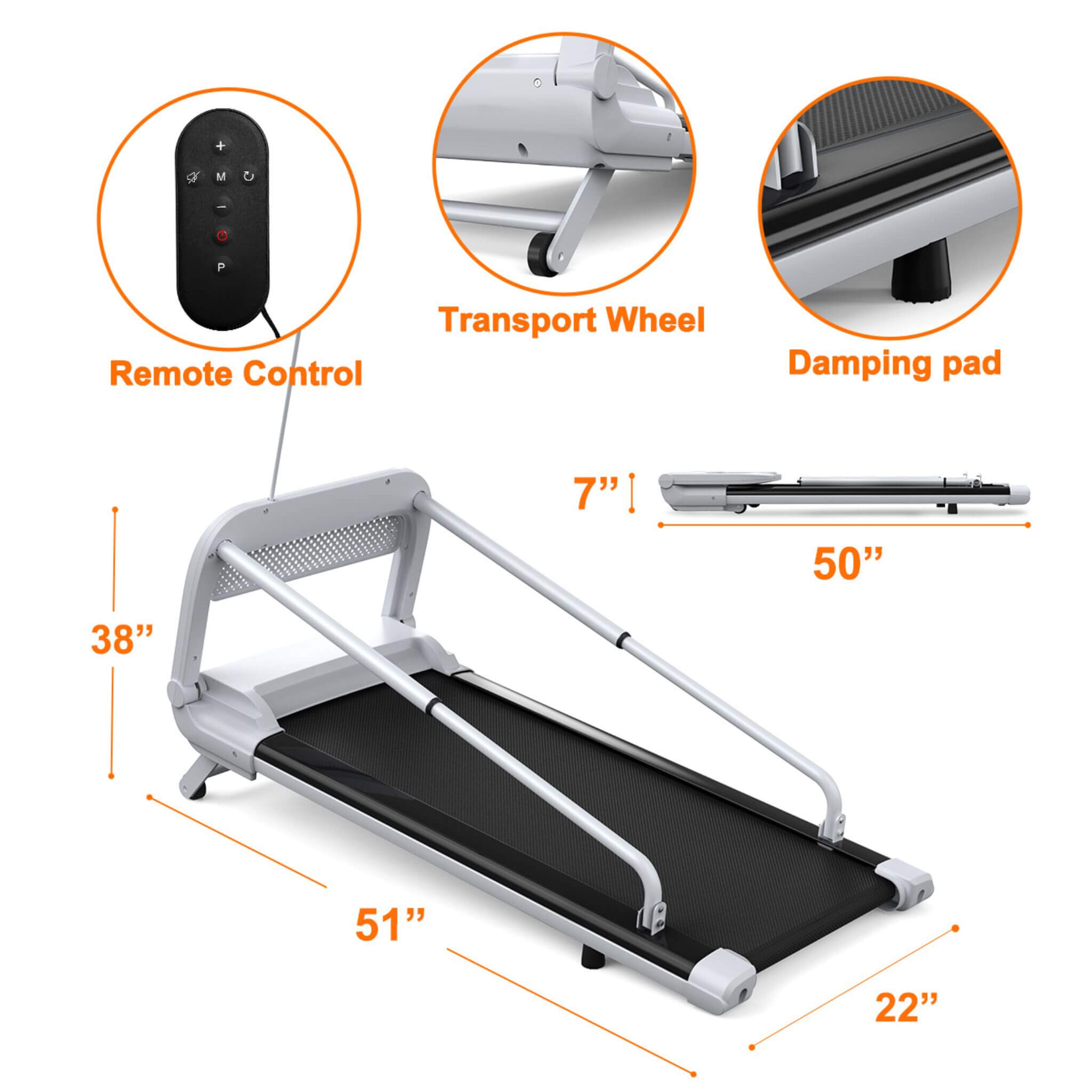 Smart Pet Treadmill With Adjustable Speed For Small And Medium Dogs (SAK72537) - Energize Trek