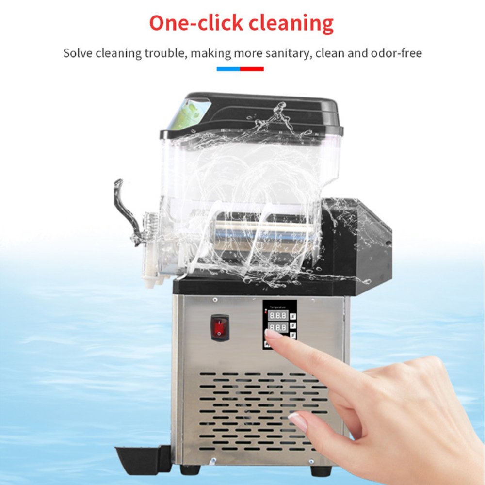 Premium Commercial Stainless Steel Slushy Machine With Triple Tank Advance Cooling, 45L (SAK52258) - Energize Trek