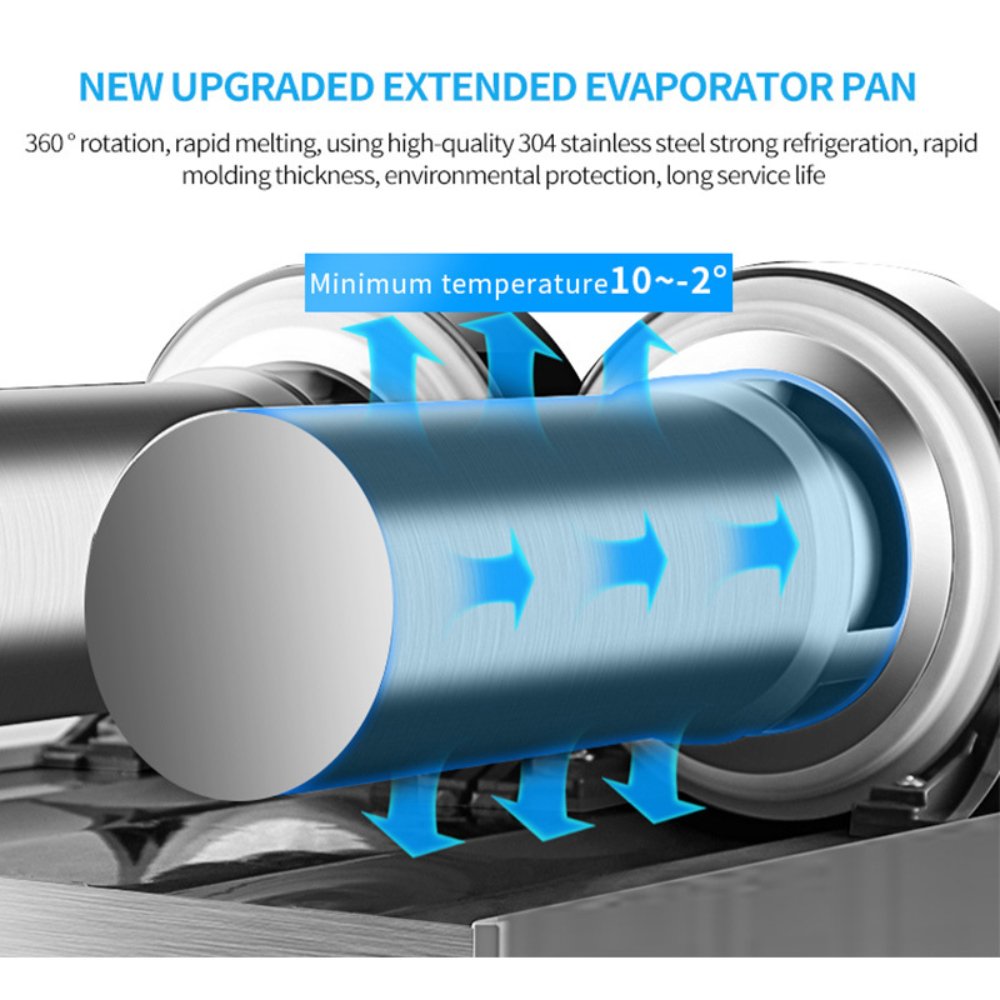 Premium Commercial Stainless Steel Slushy Machine With Triple Tank Advance Cooling, 45L (SAK52258) - Energize Trek