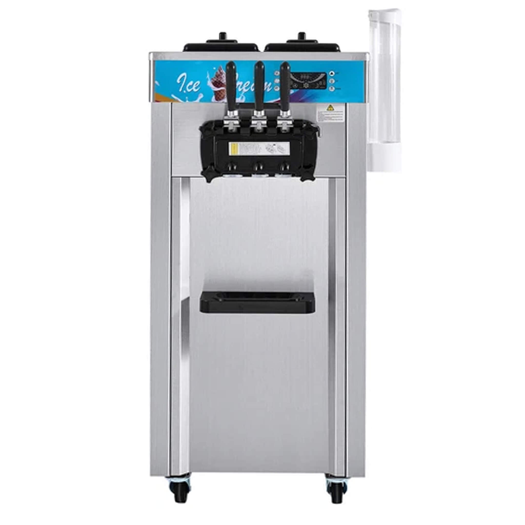 Stainless Steel Commercial 3-Flavor Soft Serve Ice Cream Machine Maker, 21-31 L/H (SAK65291) - Energize Trek