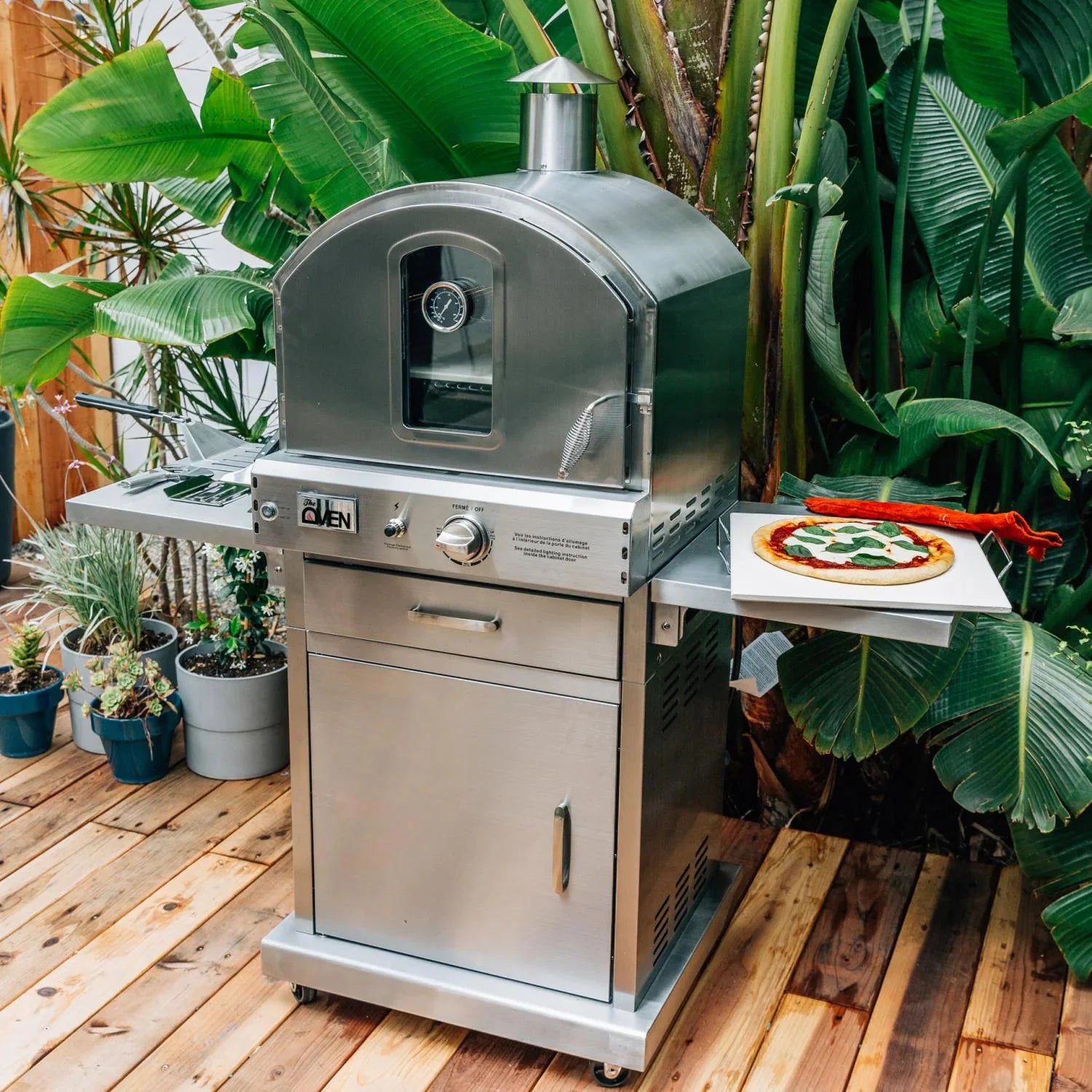 Summerset 60" Outdoor Freestanding Gas Pizza Oven [SS-OVFS-LP/NG] (SAK17543) - Energize Trek