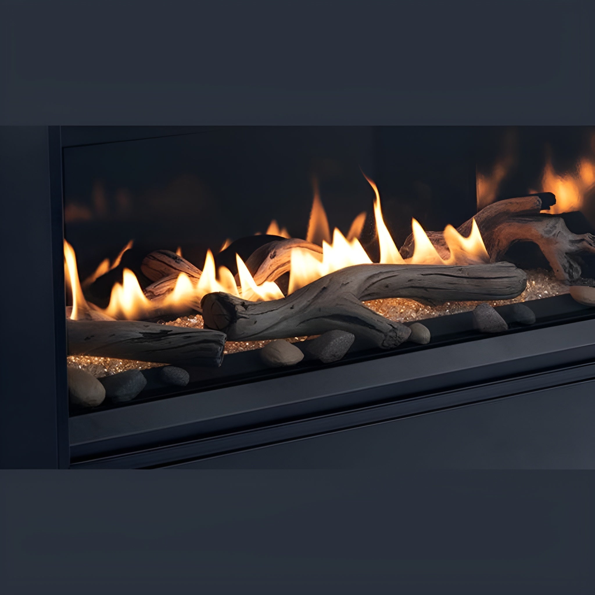 Superior Fireplaces 45" Contemporary Linear Direct Vent Fireplace Wih Blower [DRL3545TEN/P] (SAK49194) - Energize Trek