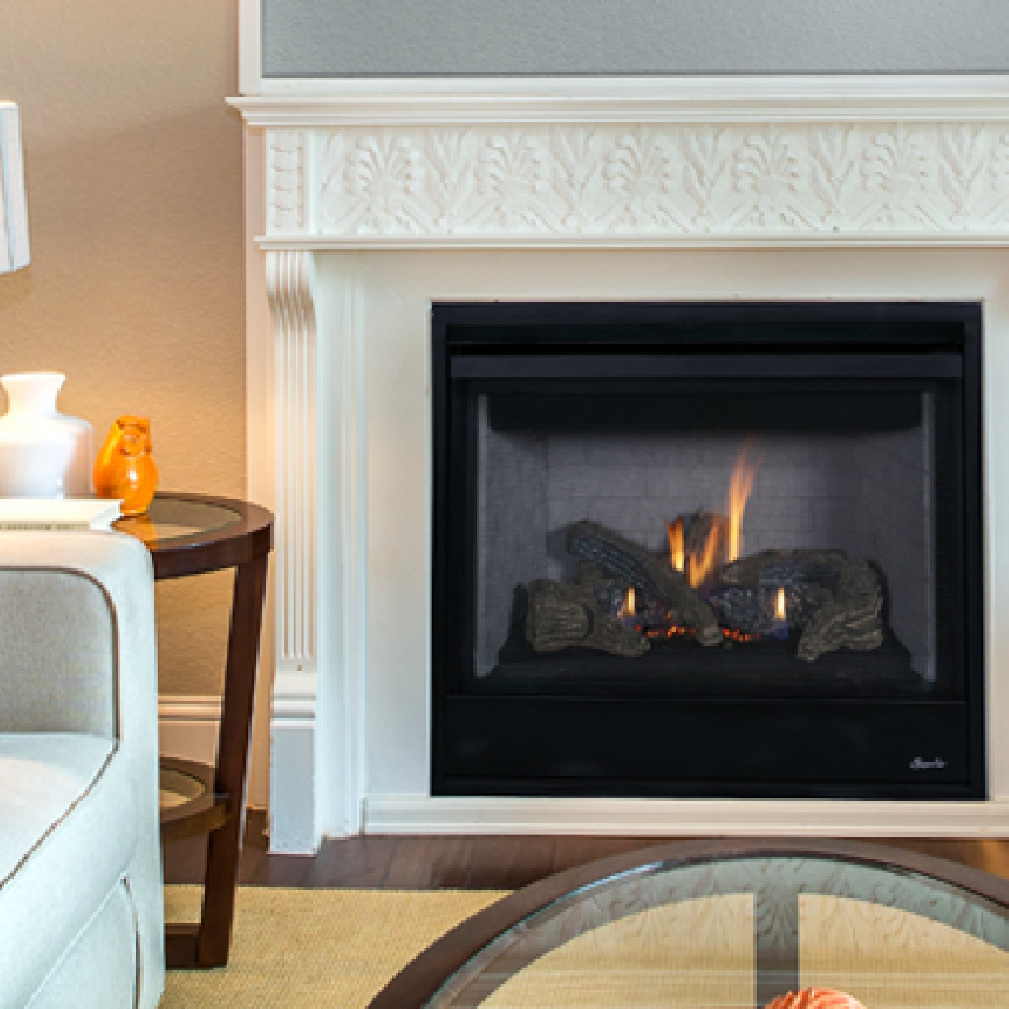 Superior Fireplaces 45" Traditional Direct Vent Natural Gas Electronic Ignition Fireplace [DRT2045DEN-C] (SAK38574) - Energize Trek