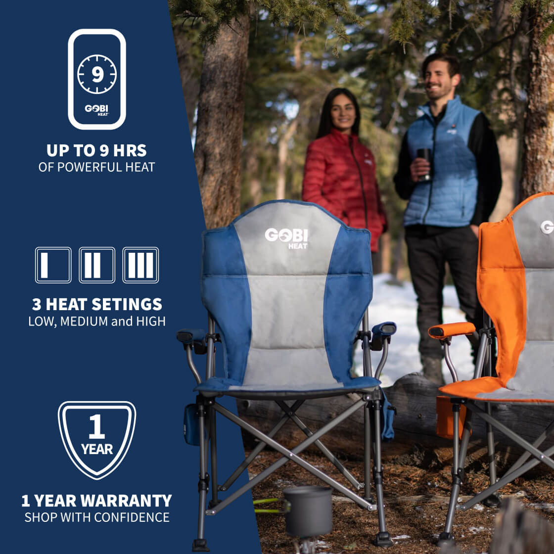 Terrain Heated Camping Chair - Energize Trek