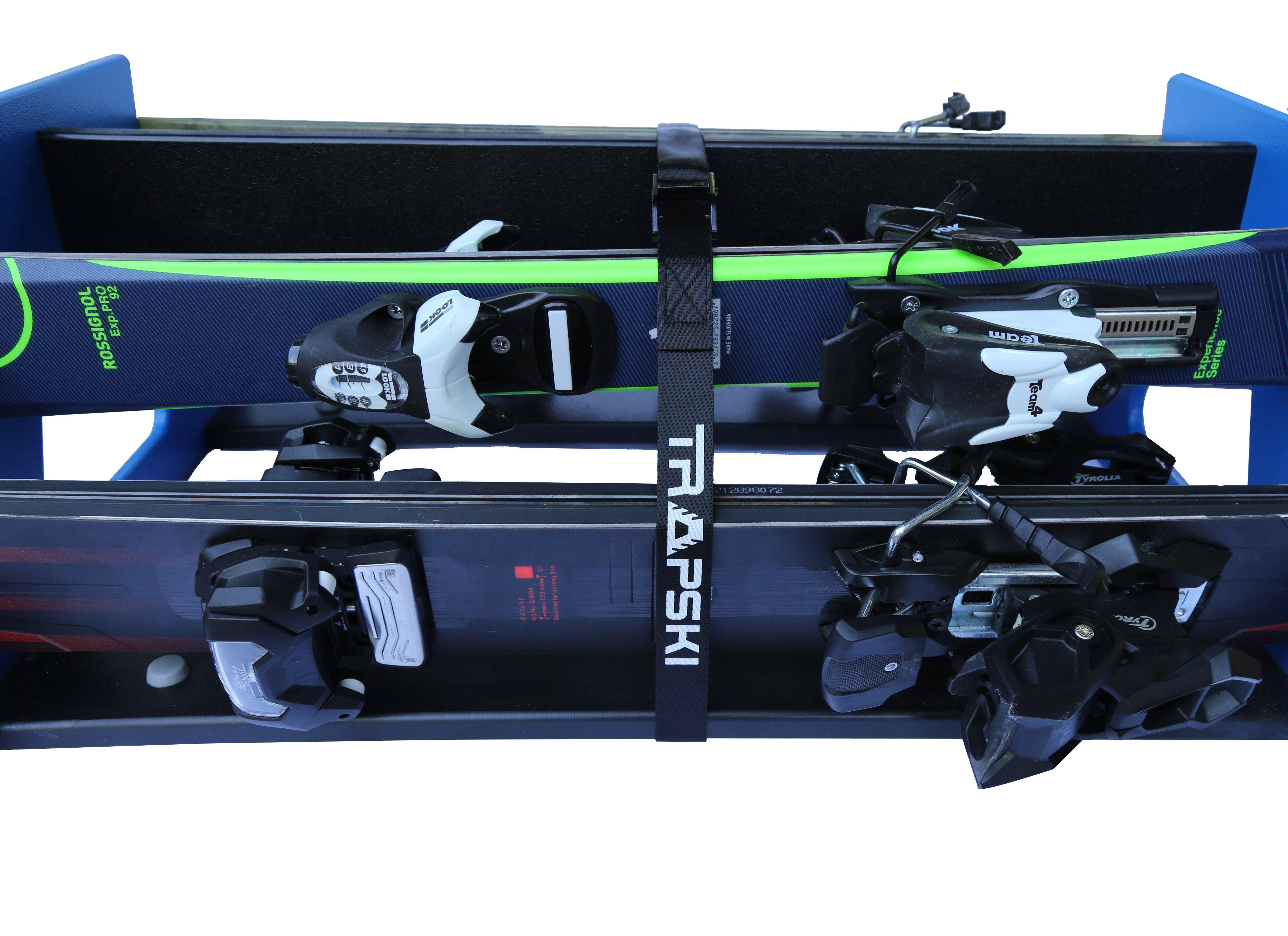 TRAPSKI SIX PACK Mobile All Mountain Ski and Standard Stance Snowboard Rack - Energize Trek