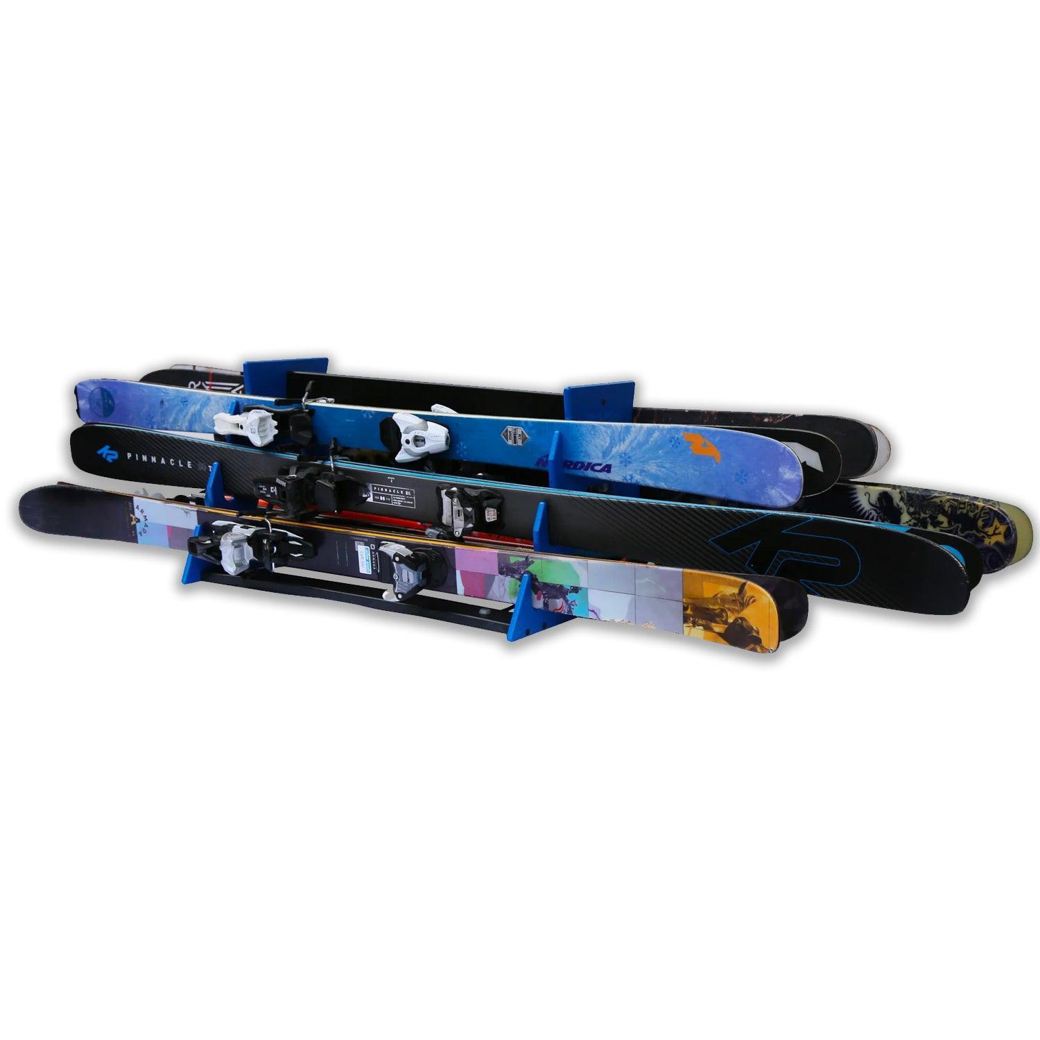 TRAPSKI SIX PACK Mobile All Mountain Ski and Standard Stance Snowboard Rack - Energize Trek