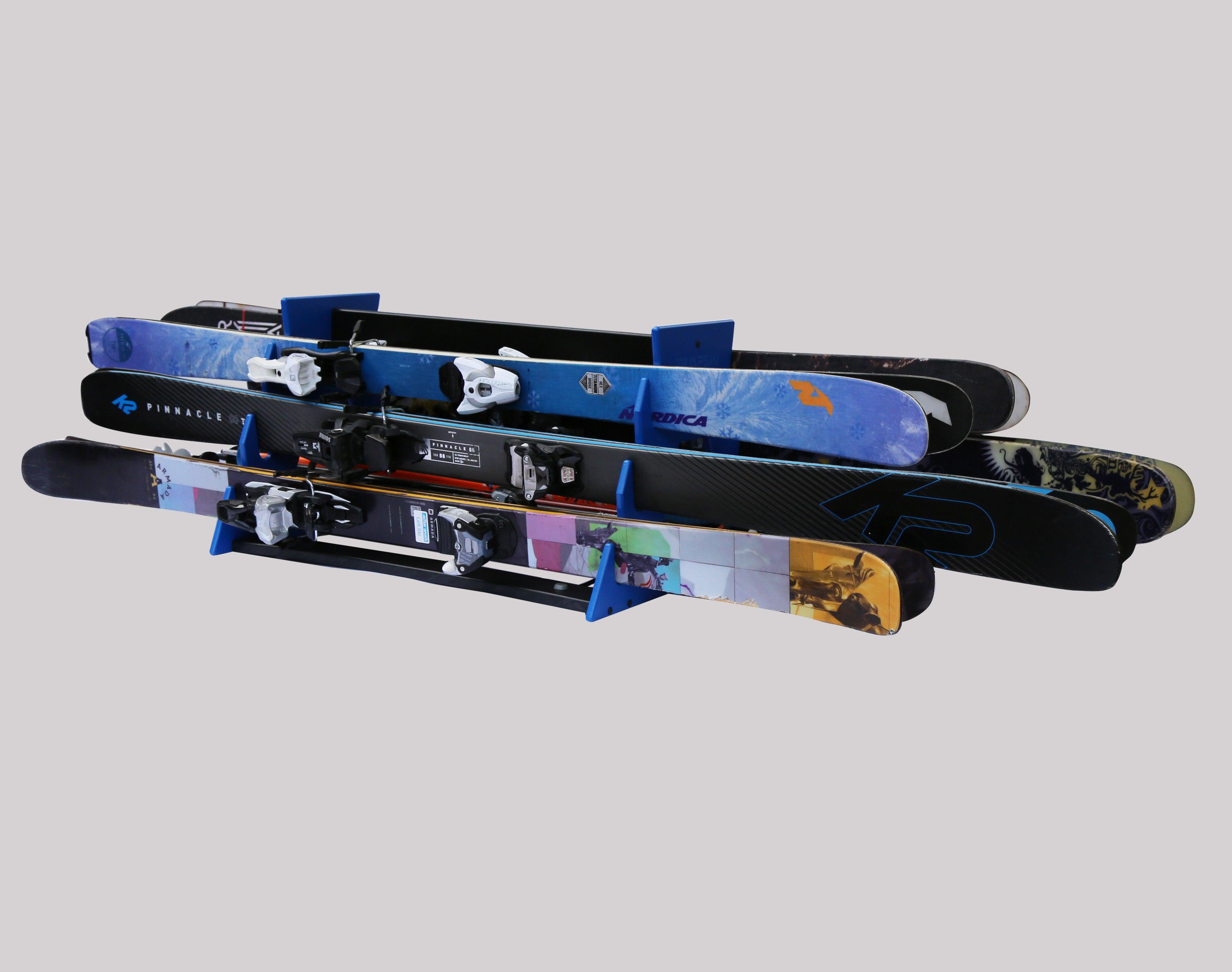TRAPSKI SIX PACK Mobile All Mountain Ski and Standard Stance Snowboard Rack - Energize Trek