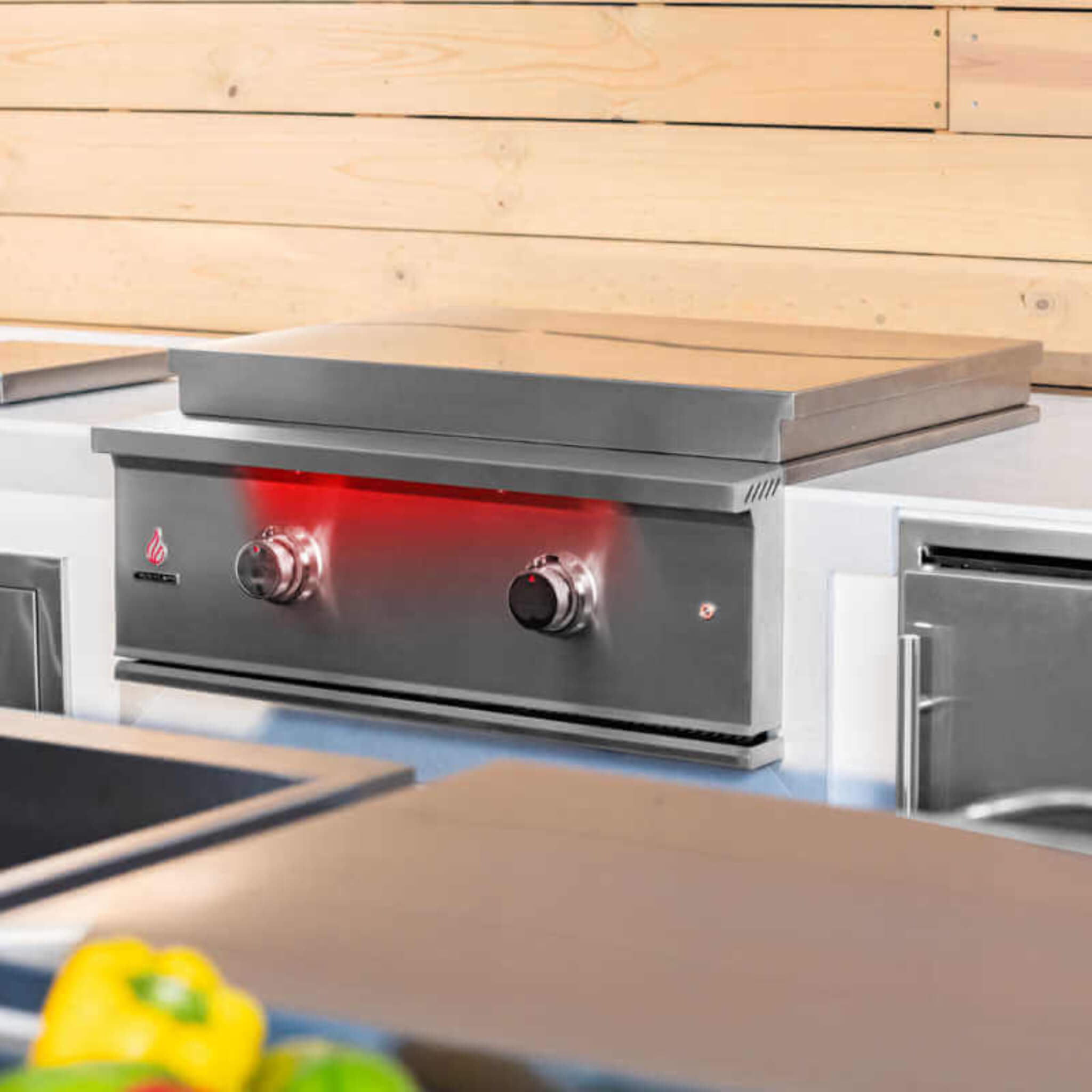 TrueFlame 30" Premium Built-In Stainless Gas Griddle Grill [TFG30] (SAK85362) - Energize Trek