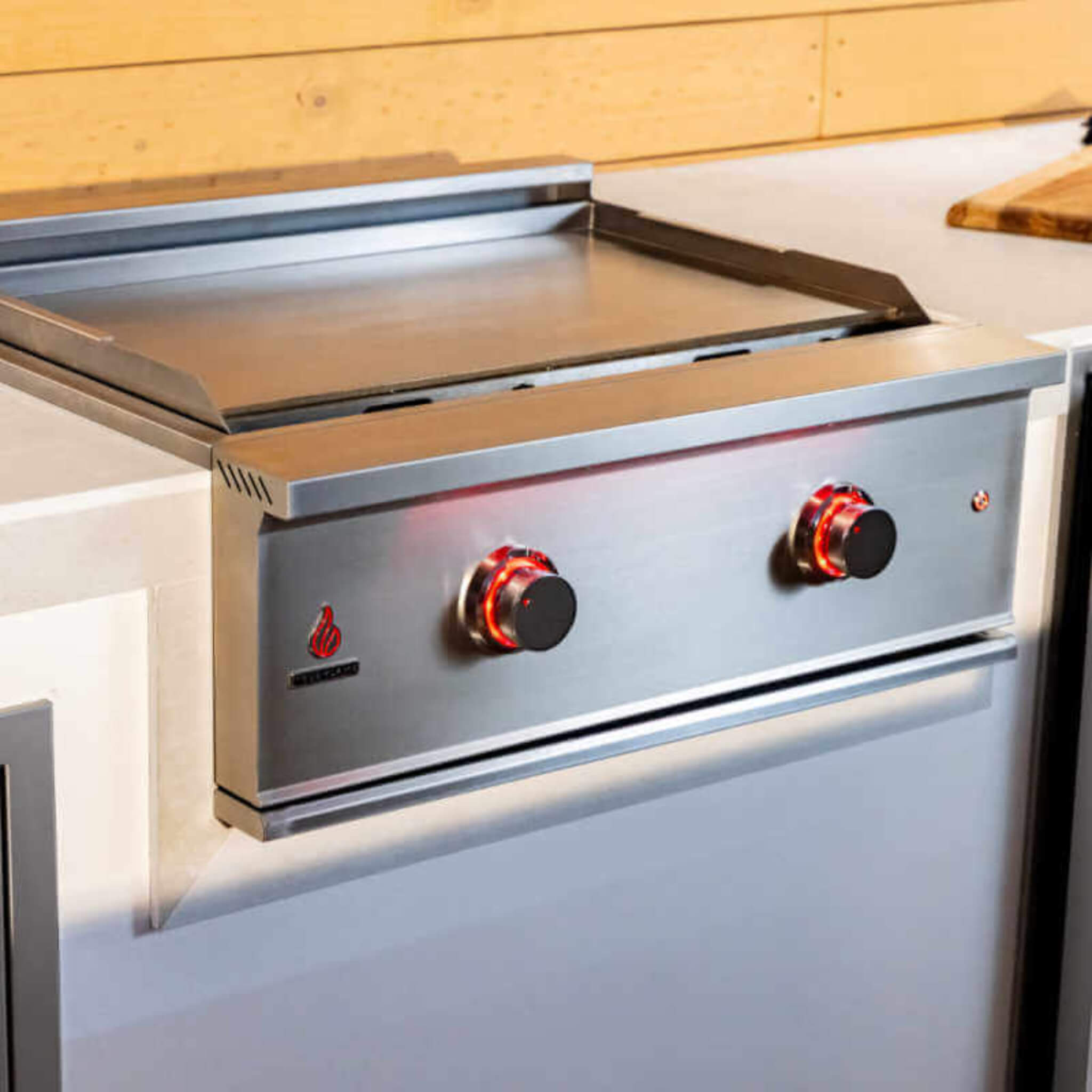 TrueFlame 30" Premium Built-In Stainless Gas Griddle Grill [TFG30] (SAK85362) - Energize Trek