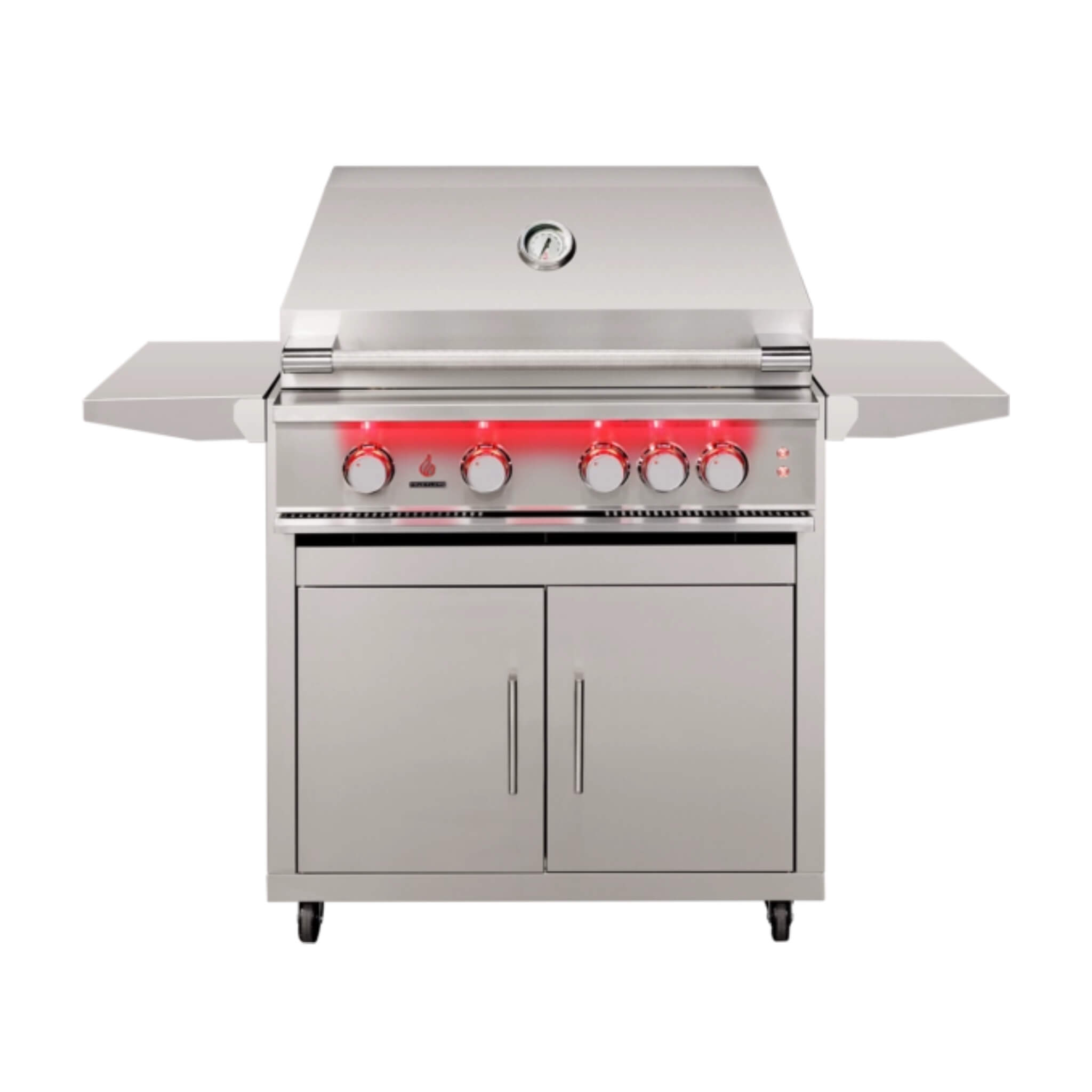TrueFlame Built-In Stainless Steel Freestanding Gas Grills With Deluxe Cart [TF25/32/40] (SAK76845) - Energize Trek