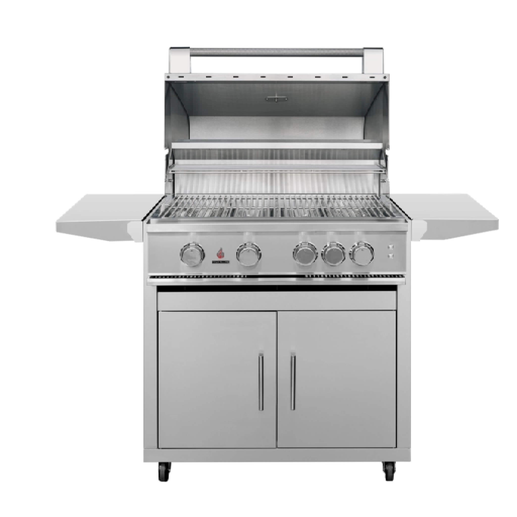 TrueFlame E-Series Stainless Steel Gas Freestanding Grill With Cart [TFE25/32] (SAK96473) - Energize Trek