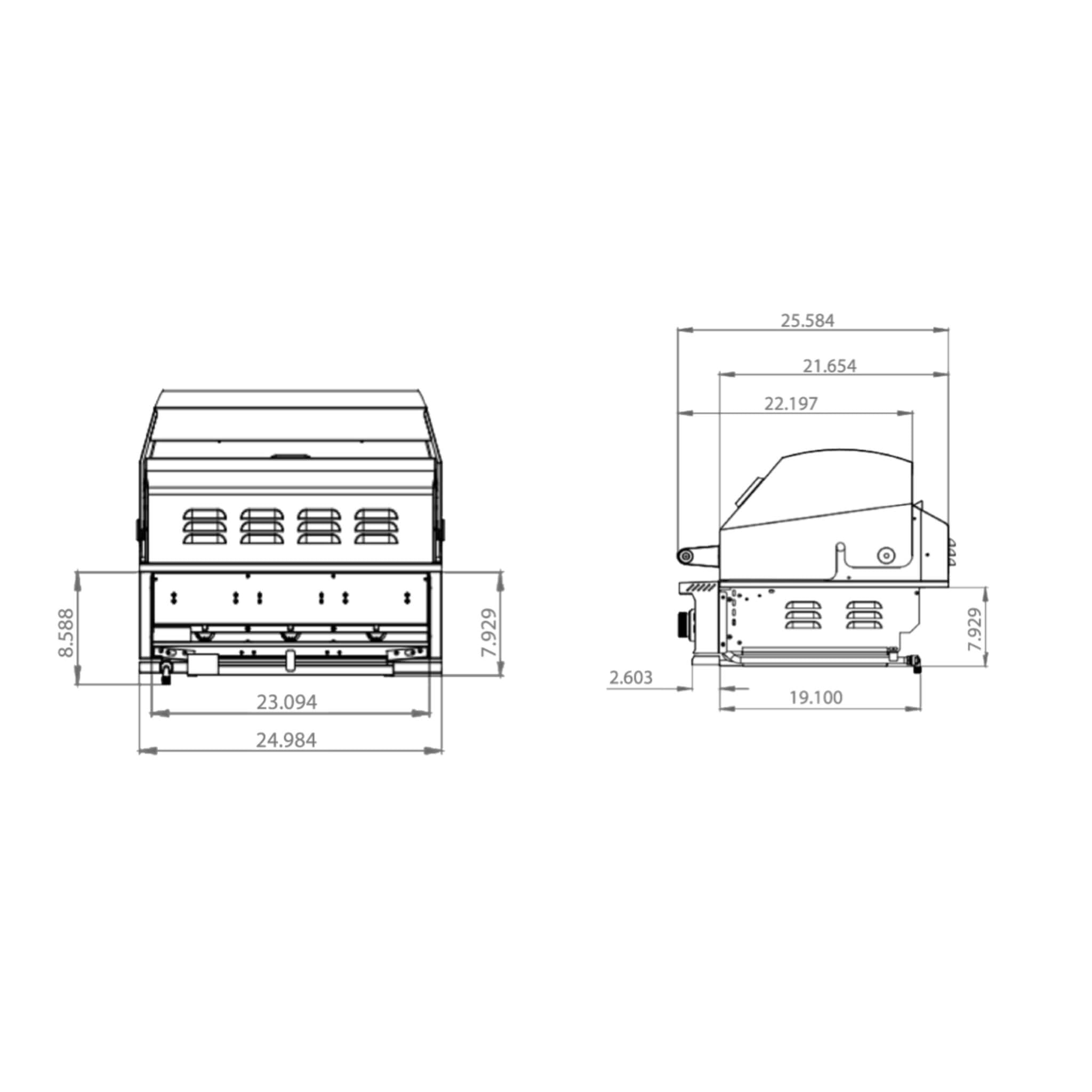 TrueFlame E-Series Built-In Stainless Steel Gas Grill [TFE25/32] (SAK13784) - Energize Trek