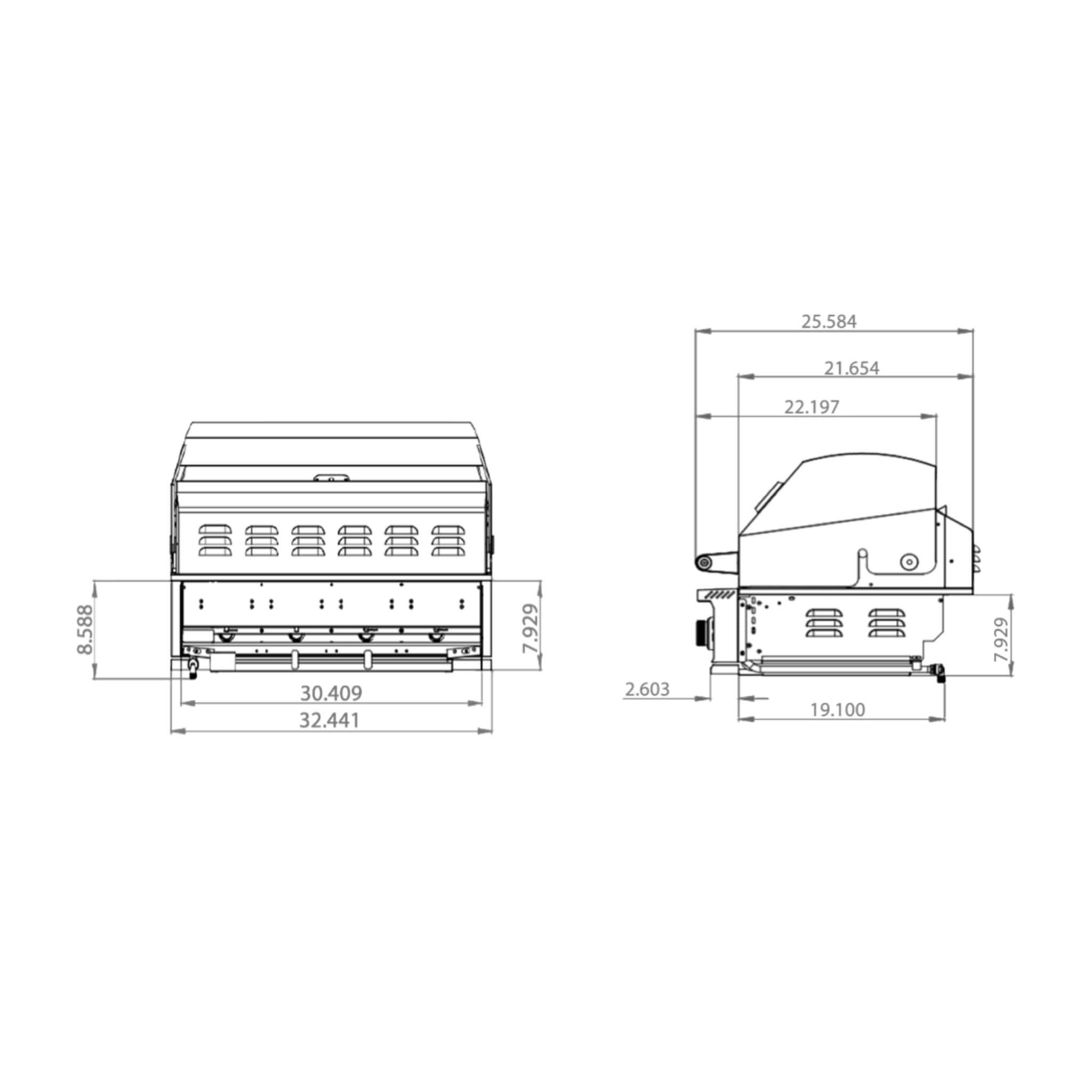 TrueFlame E-Series Built-In Stainless Steel Gas Grill [TFE25/32] (SAK13784) - Energize Trek