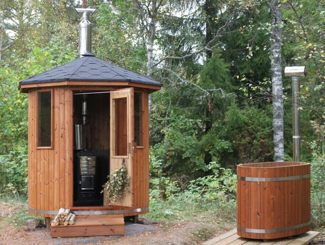 SAUNA EVOLUTION® Cabin Sauna Eco Oasis 6 - Energize Trek