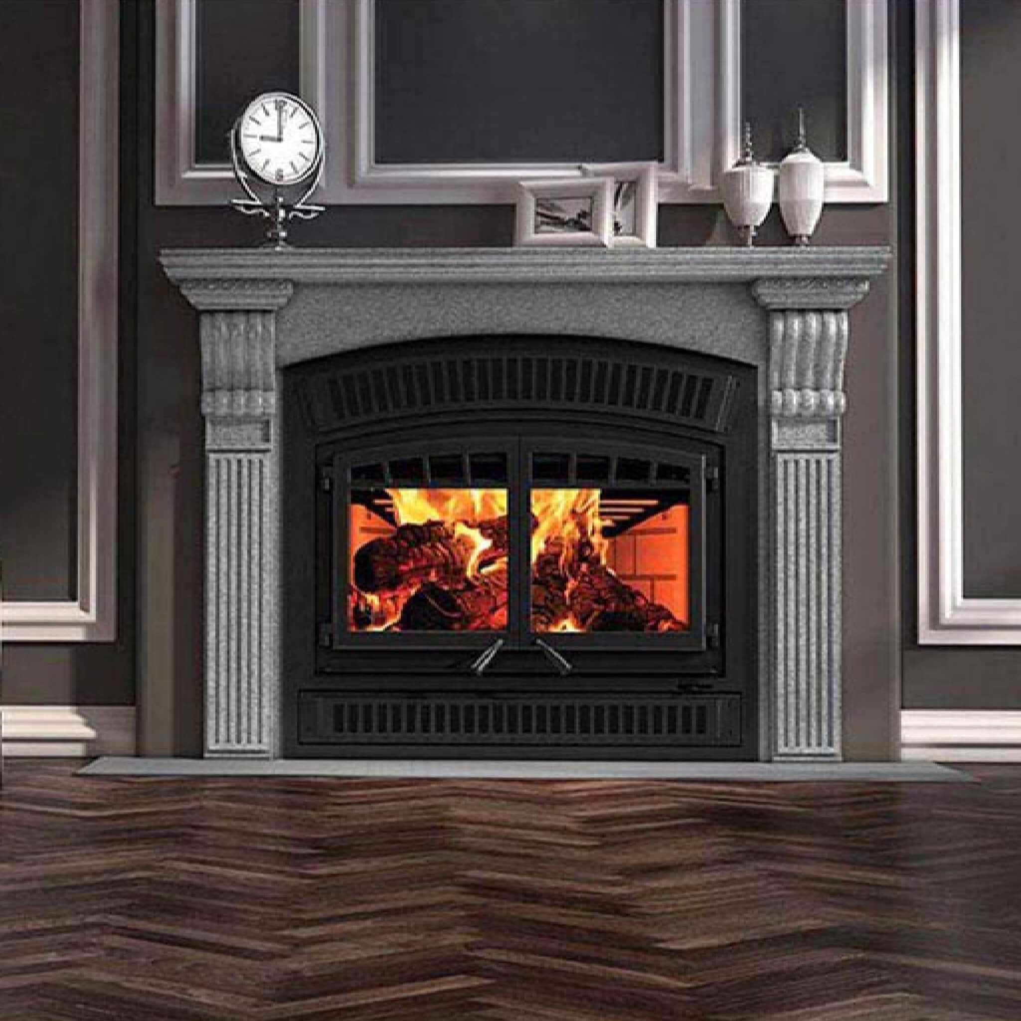 Ventis ZC Double-Door Wood Burning Fireplace [HE350] (SAK49591) - Energize Trek