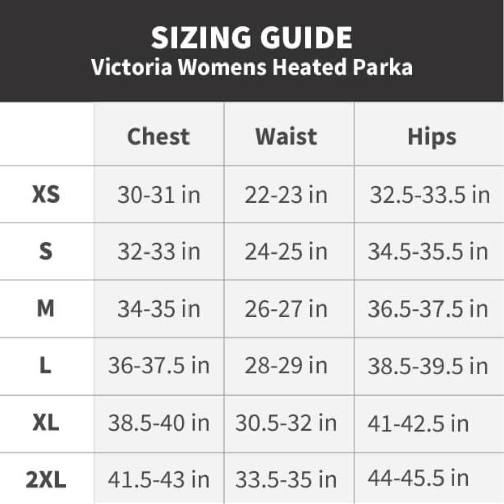 Victoria Womens Heated Coat - Energize Trek
