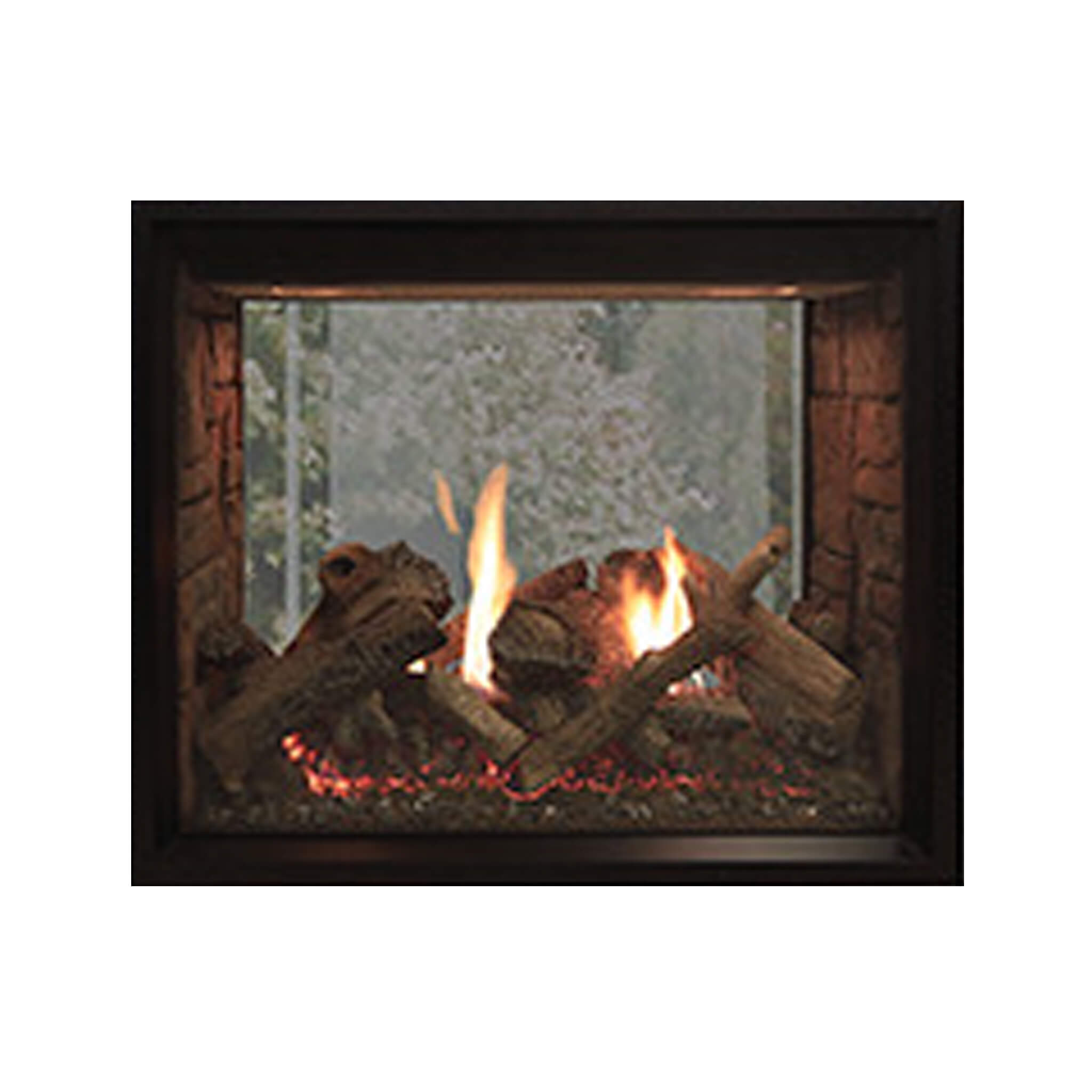 White Mountain Hearth Rushmore 40" TruFlame Clean Face Natural Gas Direct Vent Fireplace [DVCT40CSP95N] (SAK34829) - Energize Trek