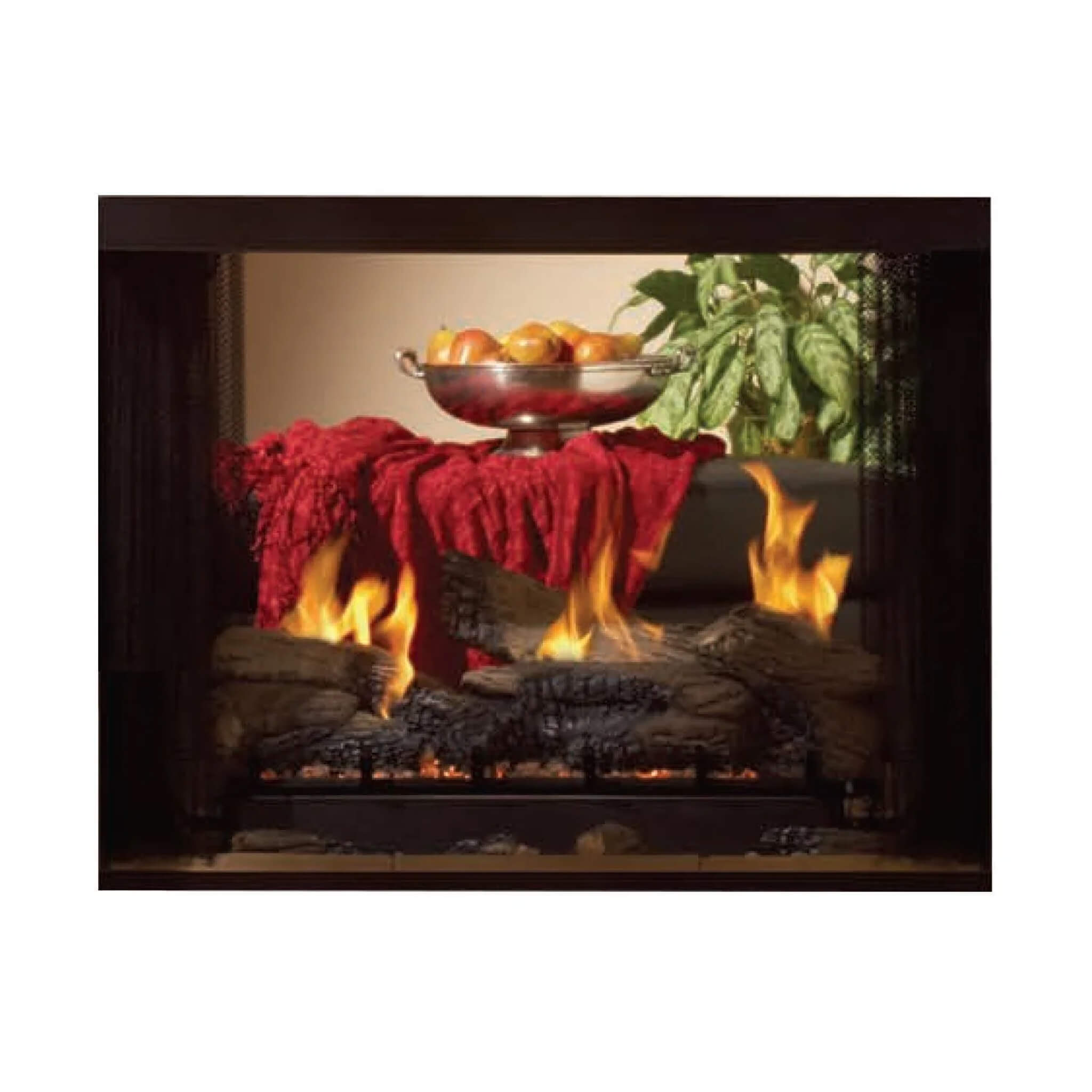 White Mountain Hearth Tahoe Propane Gas Direct Vent Premium See Through Fireplace, 36" [DVP36SP32EP] (SAK86420) - Energize Trek