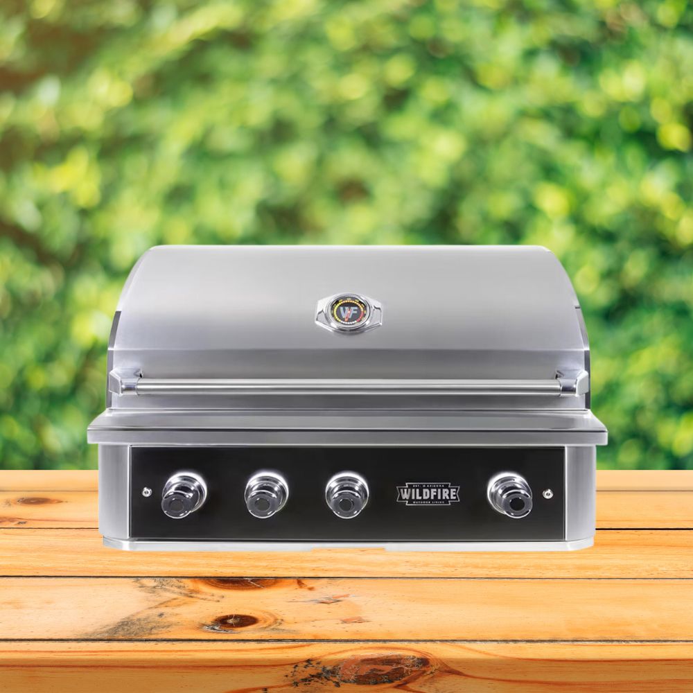 Wildfire Outdoor Living Ranch Pro 304 Stainless Steel Natural Gas Grill, 36" (WF-PRO36G-RH-NG) (SAK61370) - Energize Trek