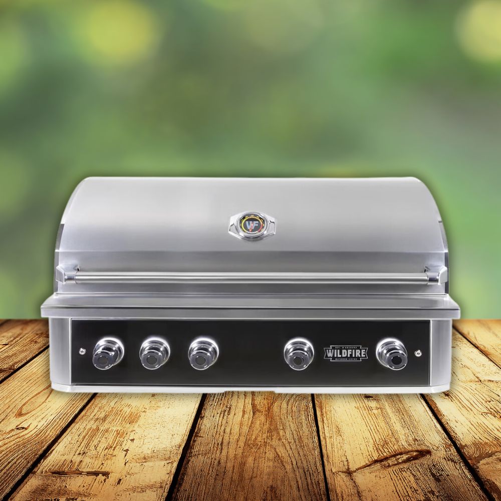 Wildfire Outdoor Living Ranch Pro 304 Stainless Steel Natural Gas Grill, 42" (WF-PRO42G-RH-NG) (SAK18476) - Energize Trek