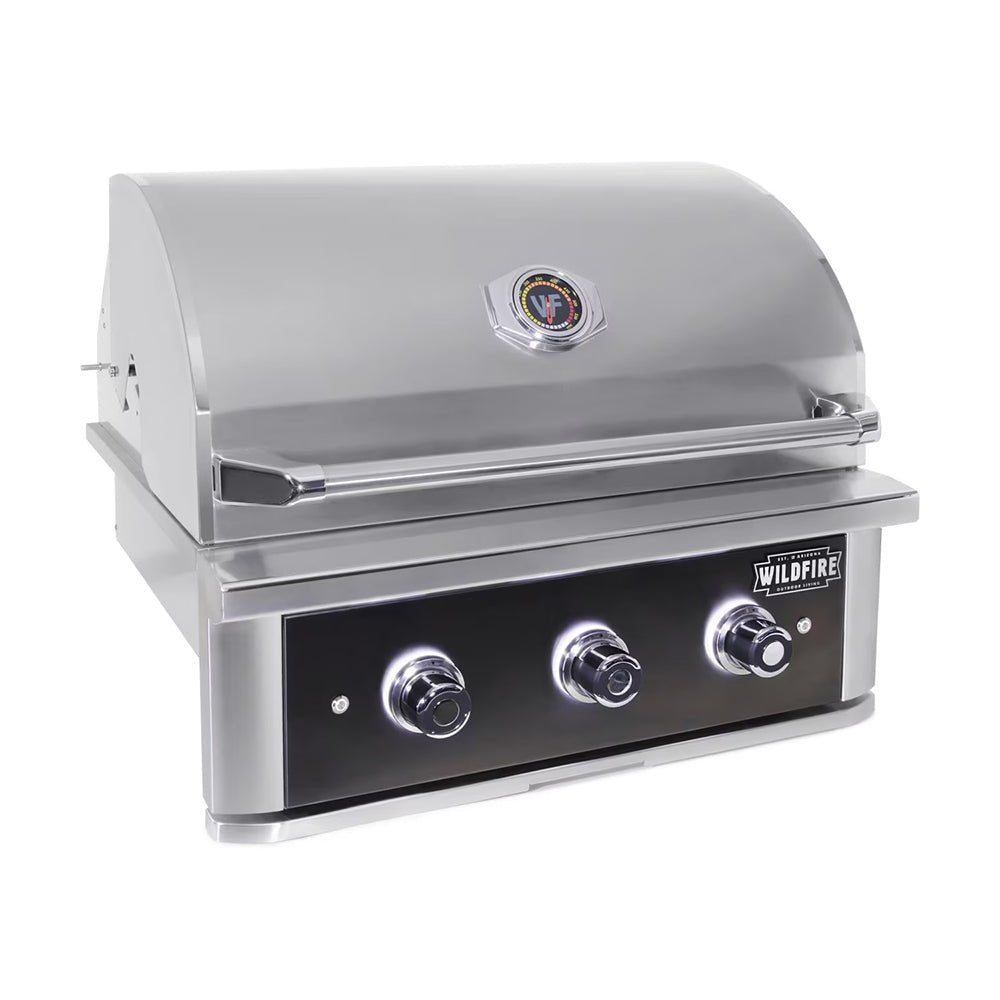 Wildfire Outdoor Living Ranch Pro 304 Stainless Steel Propane Gas Grill, 30" (WF-PRO30G-RH-LP) (SAK18437) - Energize Trek