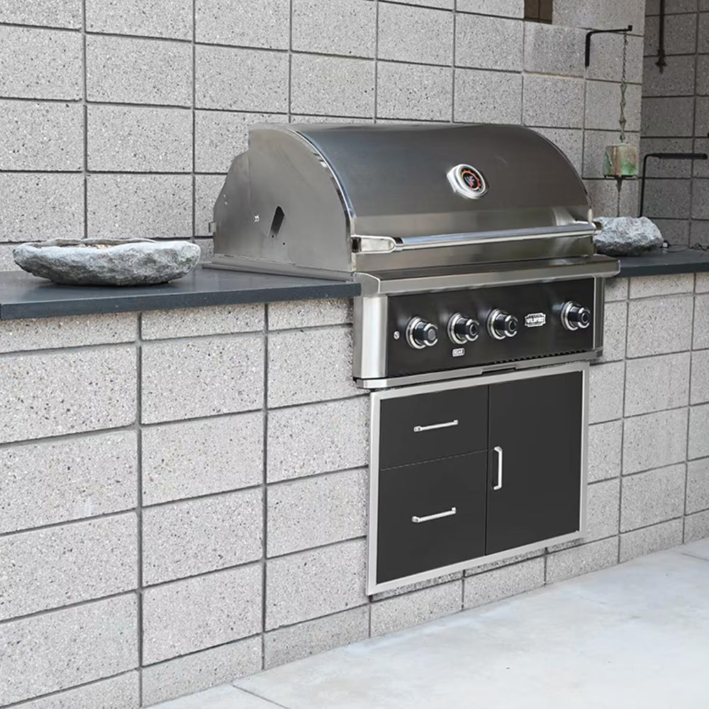 Wildfire Outdoor Living Ranch Pro 304 Stainless Steel Propane Gas Grill, 36" (WF-PRO36G-RH-LP) (SAK28346) - Energize Trek