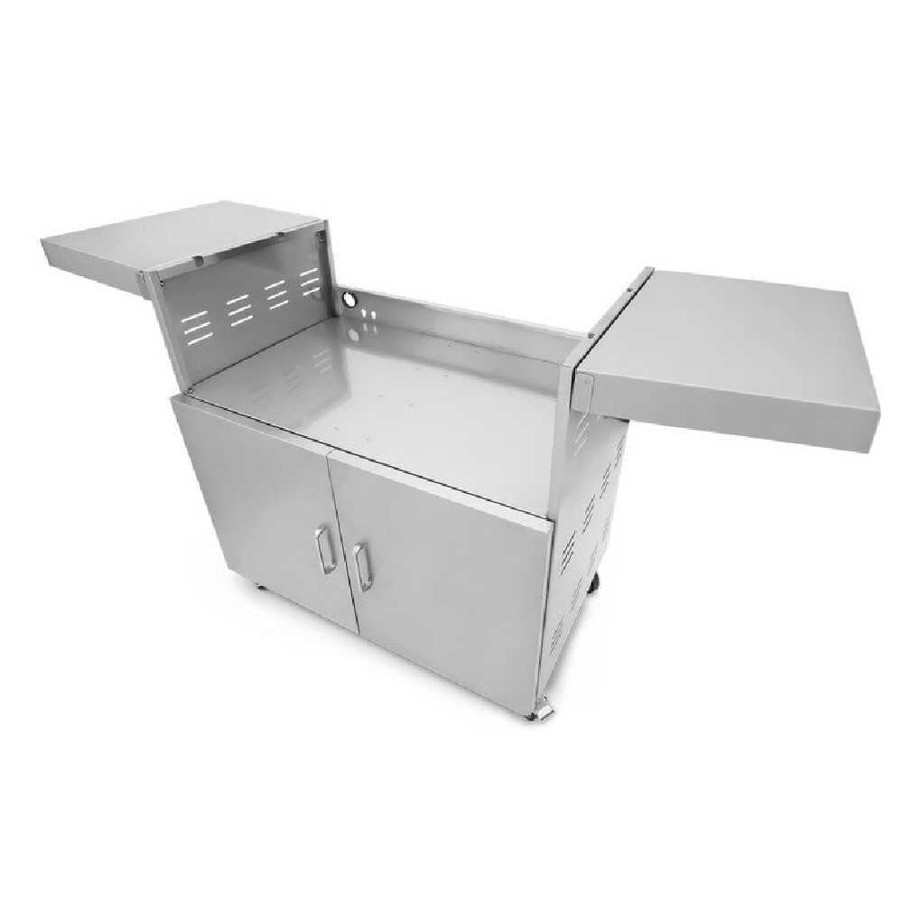 Wildfire Outdoor Living Stainless Steel Outdoor Grill Cart With Propane Tank Slide Out Door (SAK71546) - Energize Trek