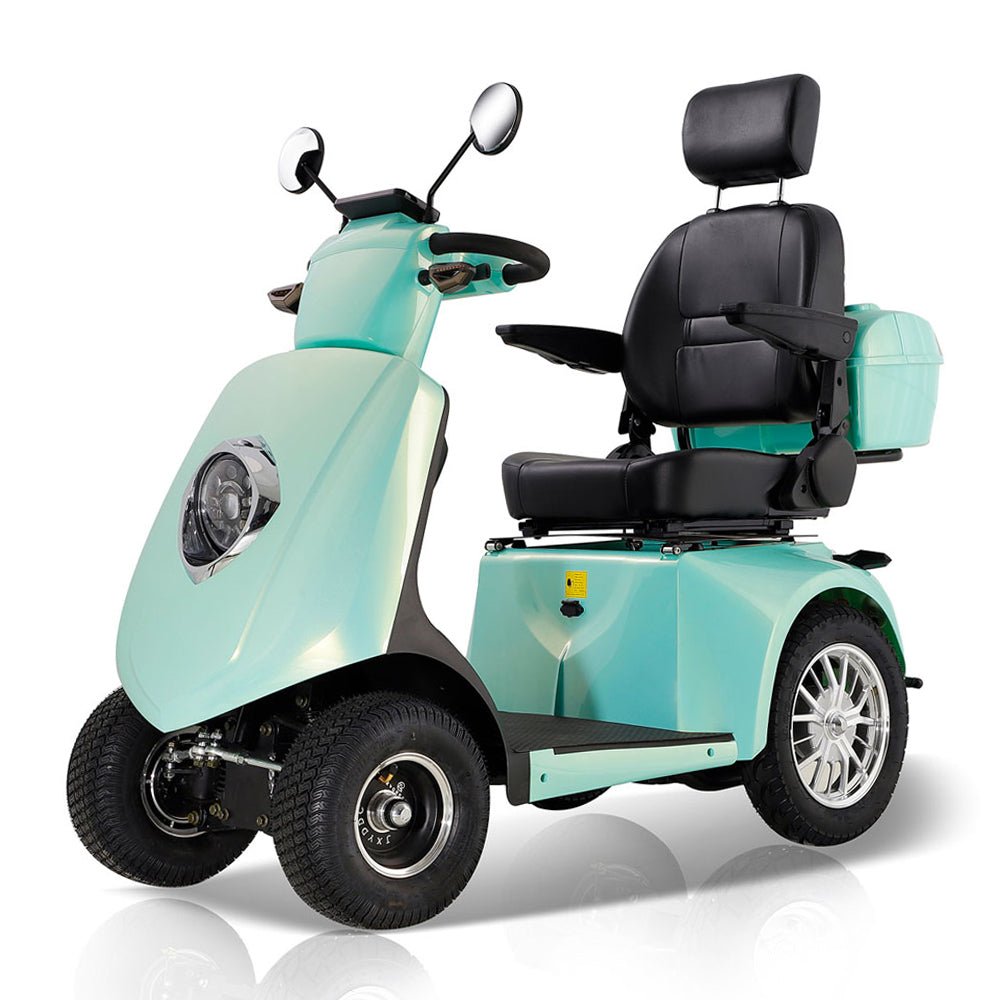 Zvg Heavy Duty 800W 60V/20AH 4-Wheel Elderly Handicap Adult Mobility Power Travel Scooter, 500LBS (SAK95736) - Energize Trek