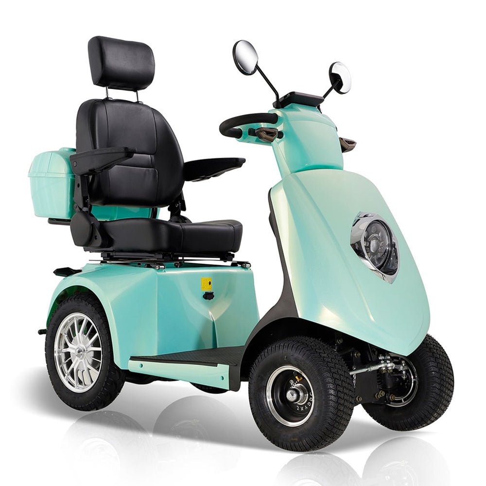 Zvg Heavy Duty 800W 60V/20AH 4-Wheel Elderly Handicap Adult Mobility Power Travel Scooter, 500LBS (SAK95736) - Energize Trek